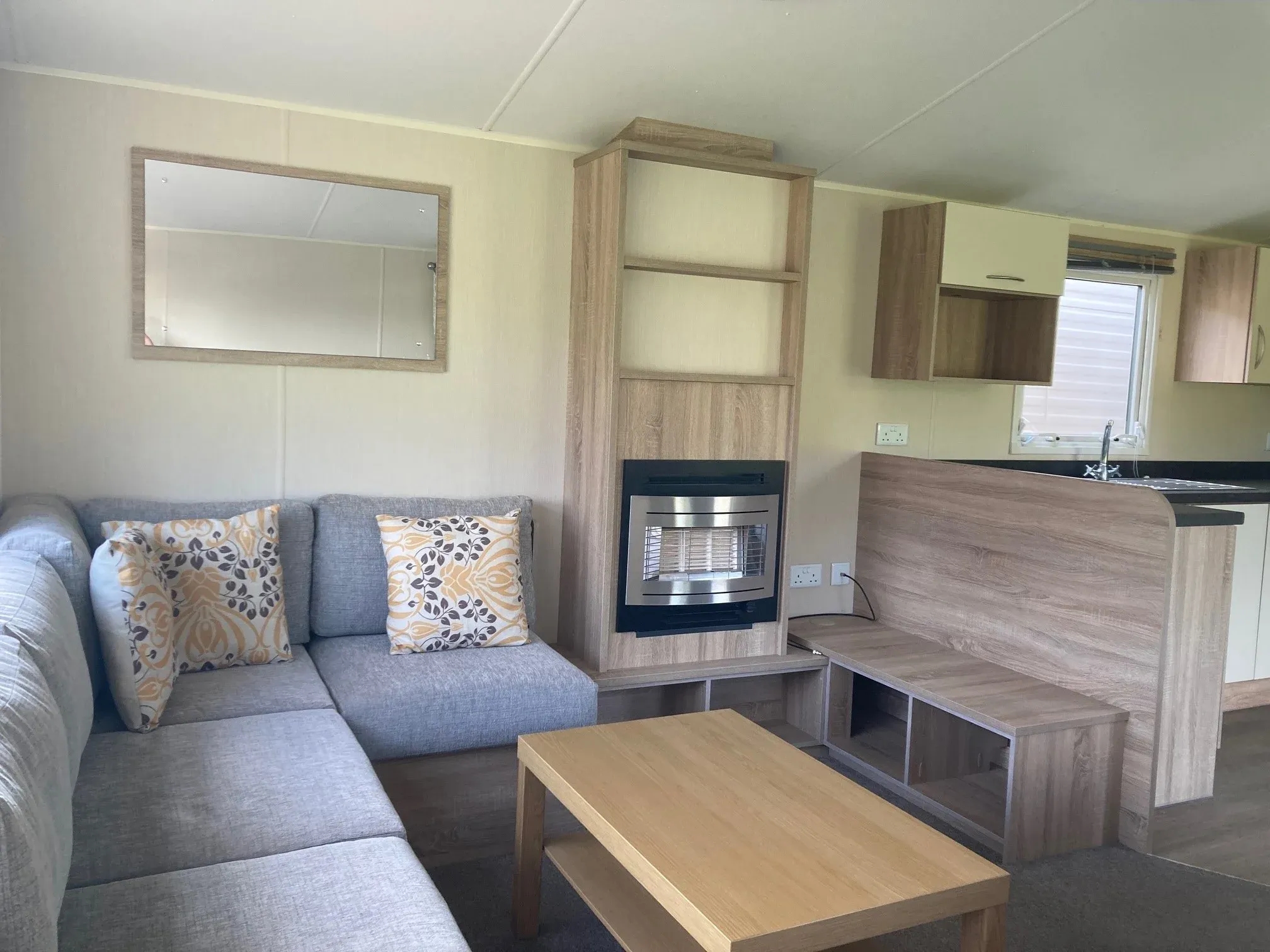 2017 Willerby Lymington fireplace