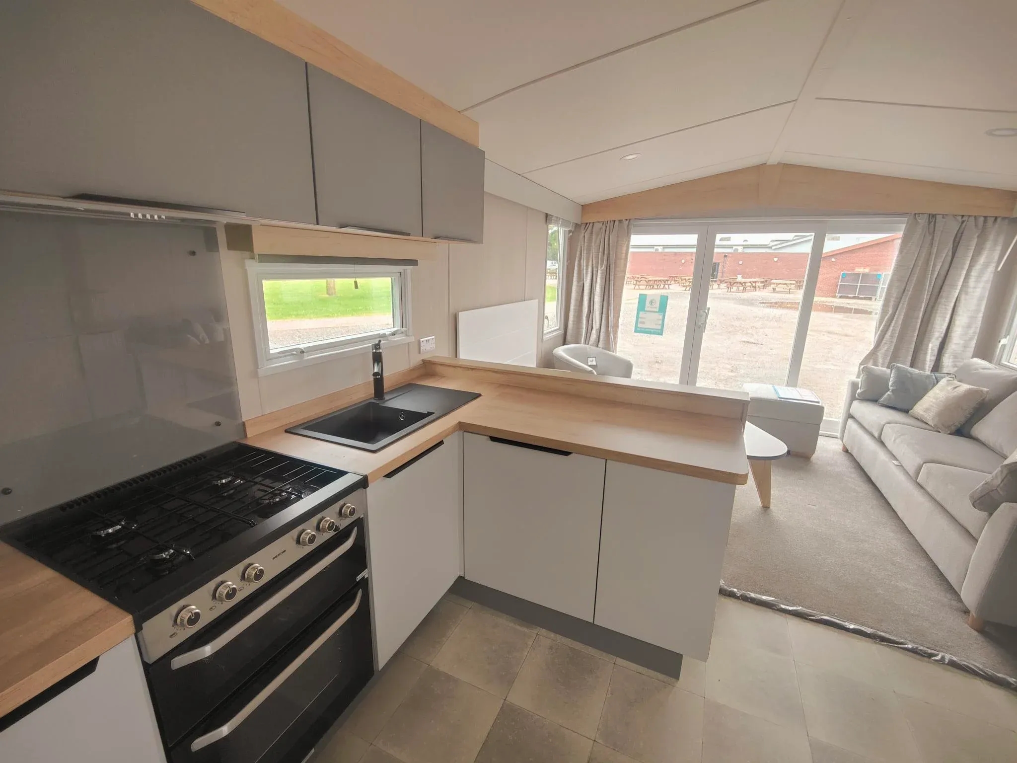 2023 Swift Moselle 38x12 2 bed kitchen