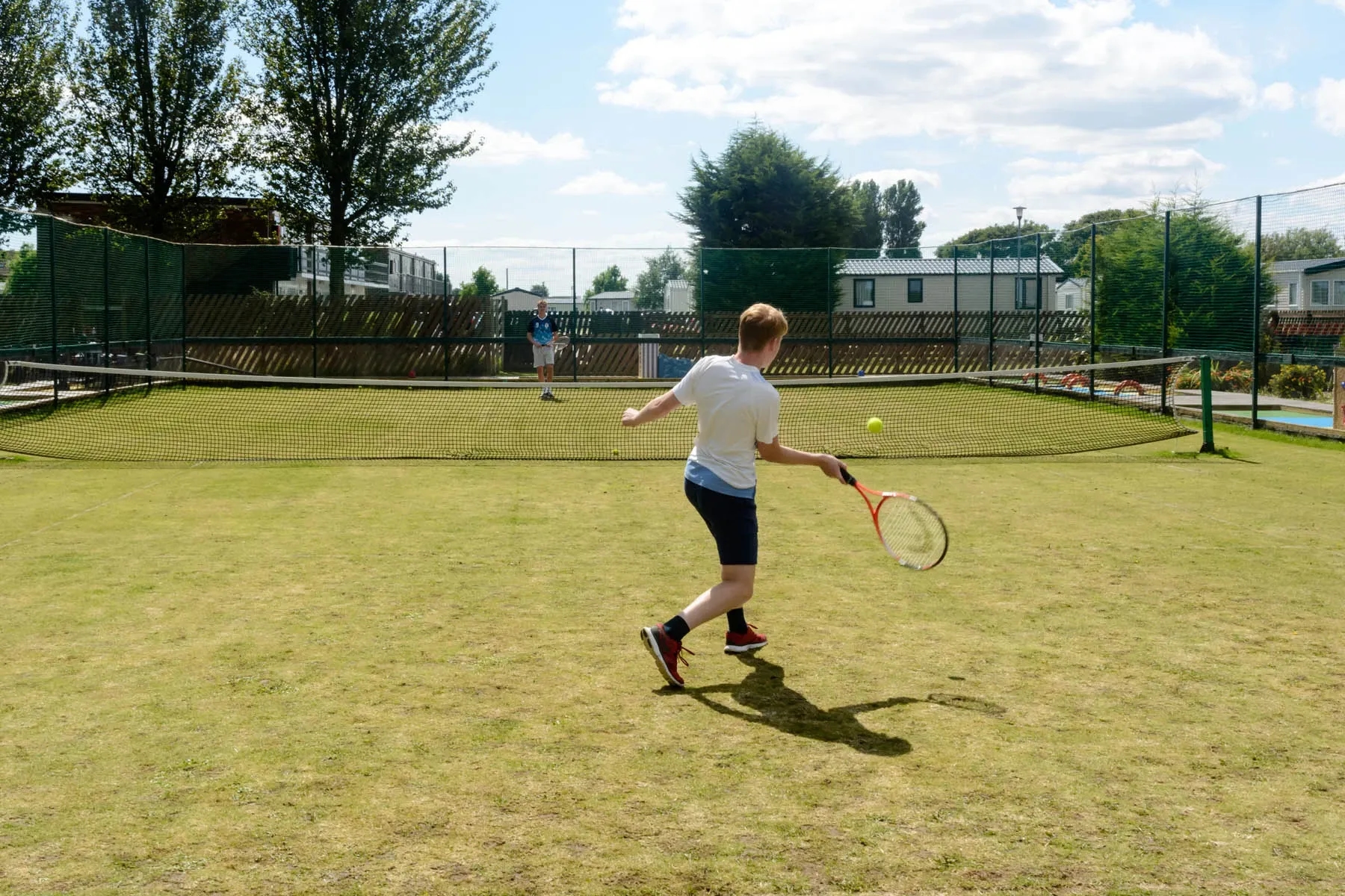 north shore holiday park tennis court