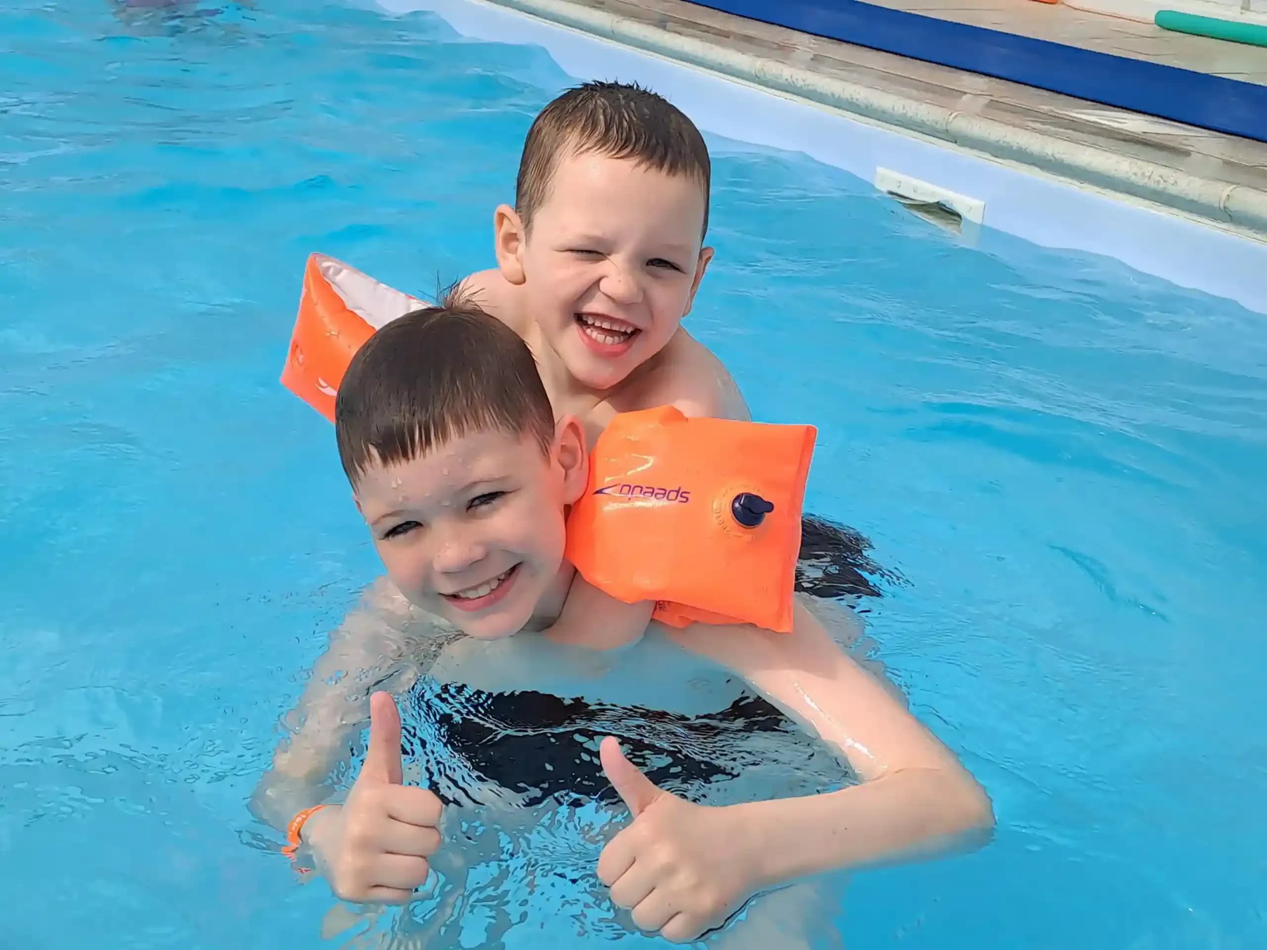 Coastfields Swimming Pool-2 boys 2