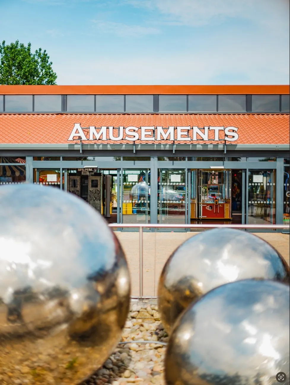 Grange Entrance to the Amusements