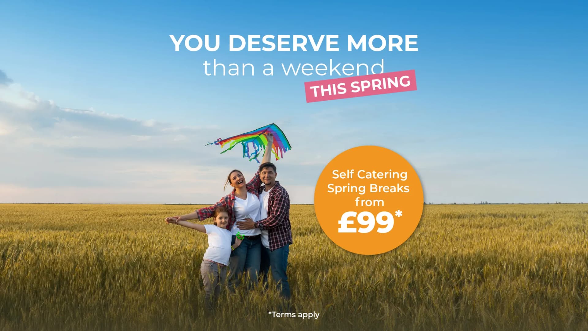 self catering in spring from £99